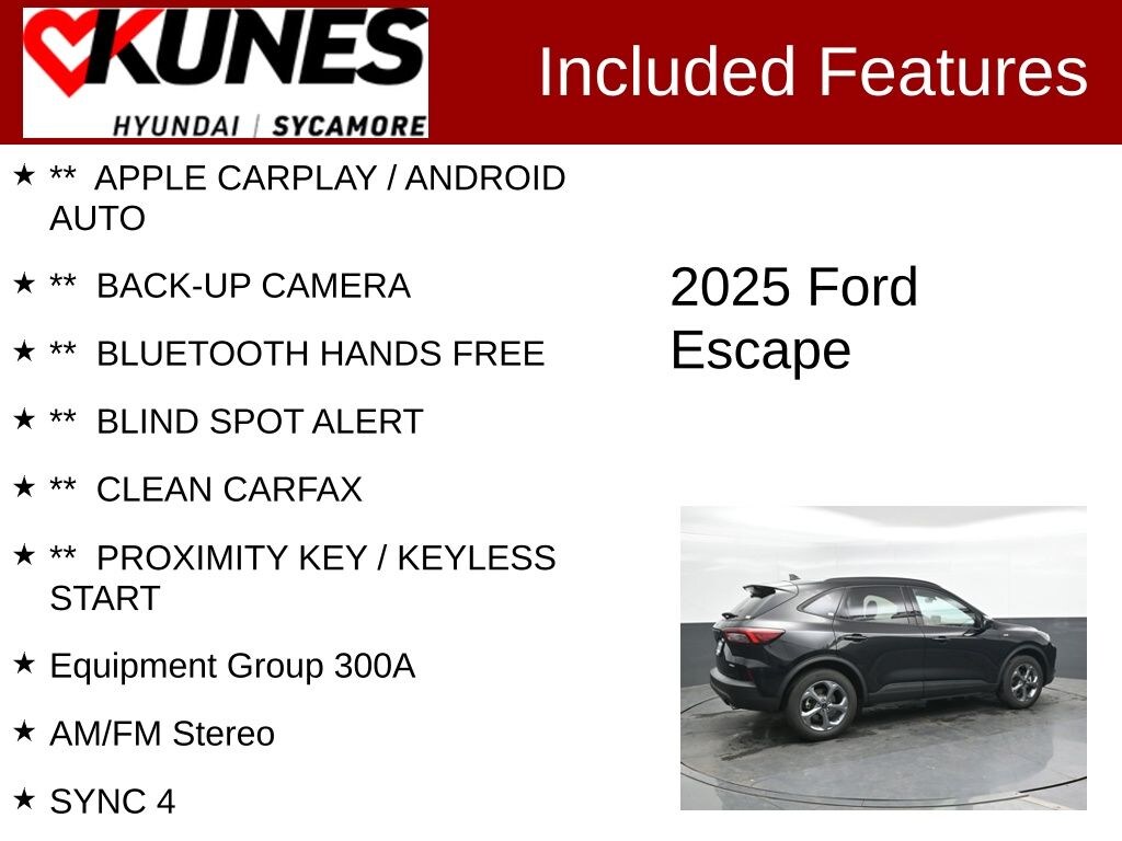 Used 2025 Ford Escape ST-Line SUV