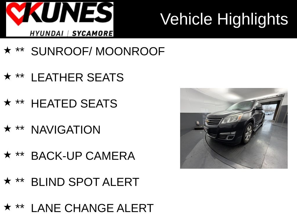 Used 2013 Chevrolet Traverse LTZ SUV