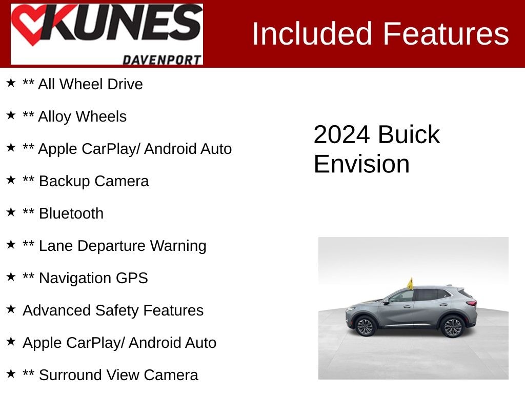 Used 2024 Buick Envision Preferred SUV