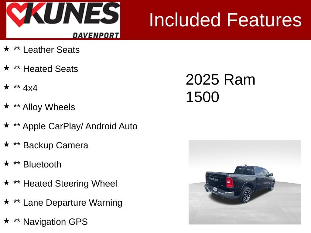 Used 2025 Ram 1500 Laramie Truck Crew Cab