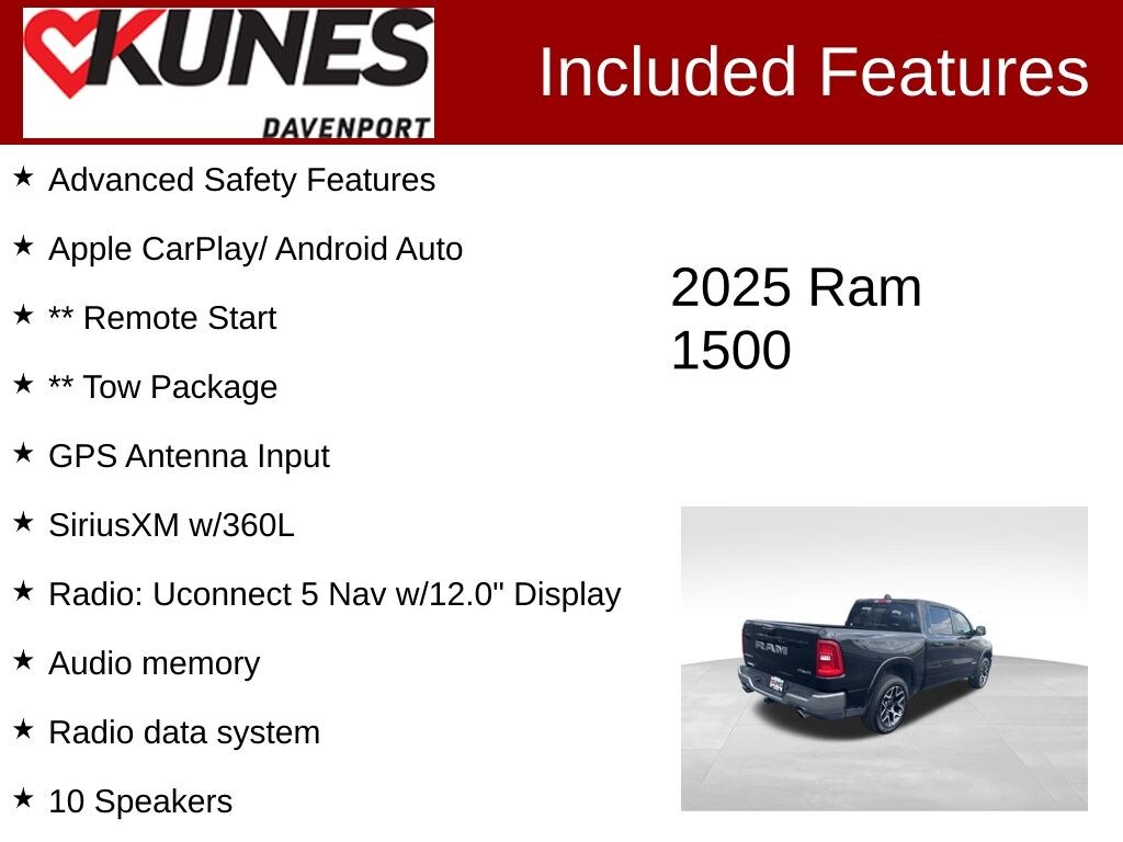 Used 2025 Ram 1500 Laramie Truck Crew Cab
