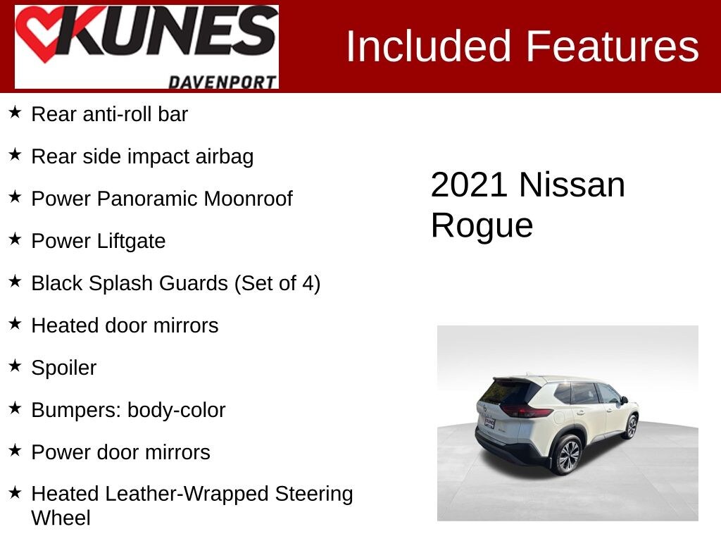 Used 2021 Nissan Rogue SV SUV