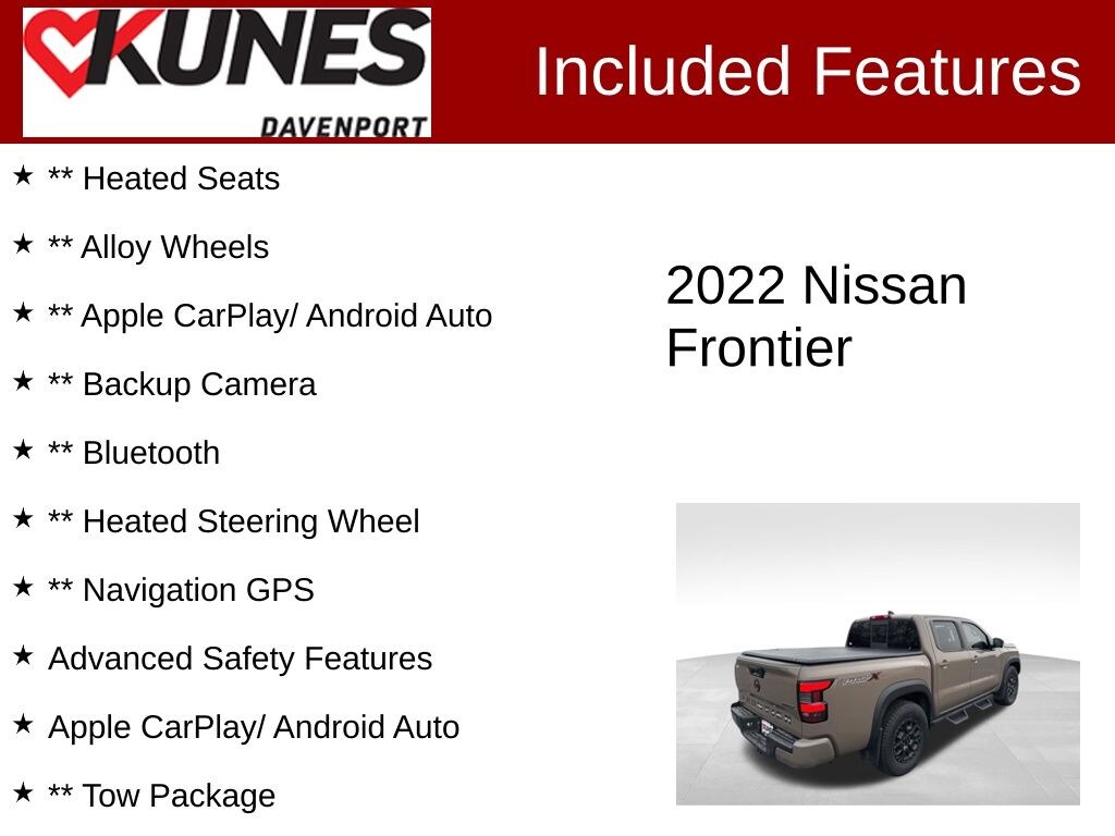 Used 2022 Nissan Frontier PRO-X Truck Crew Cab