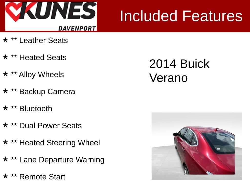 Used 2014 Buick Verano Leather Group Sedan