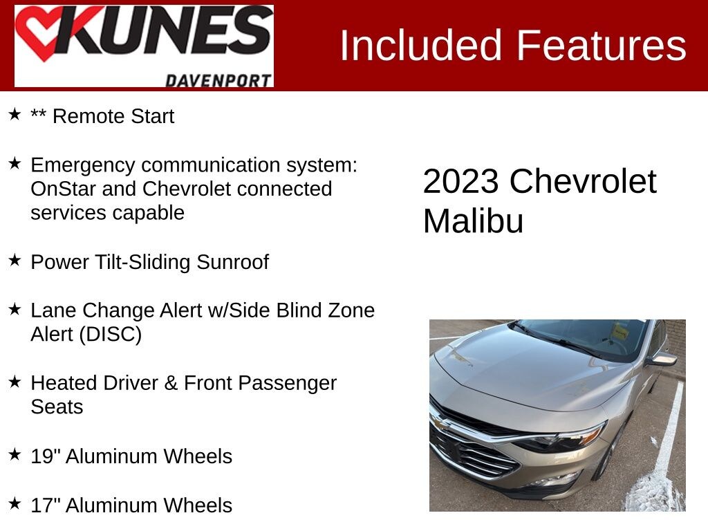 Used 2023 Chevrolet Malibu 1LT Sedan