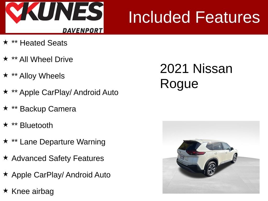 Used 2021 Nissan Rogue SV SUV