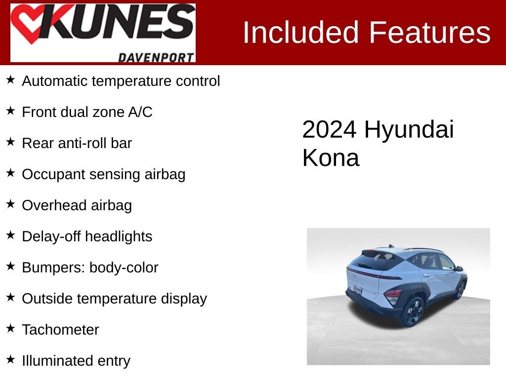 Used 2024 Hyundai Kona SEL SUV