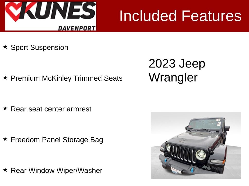 Used 2023 Jeep Wrangler 4xe Sahara SUV