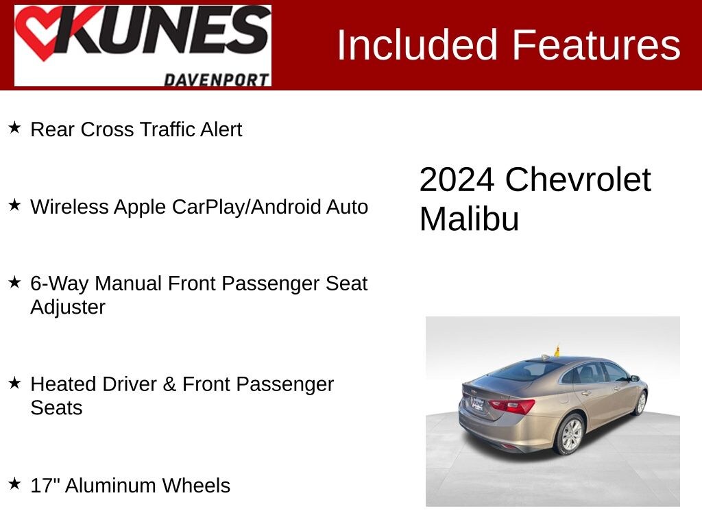 Used 2024 Chevrolet Malibu 1LT Sedan