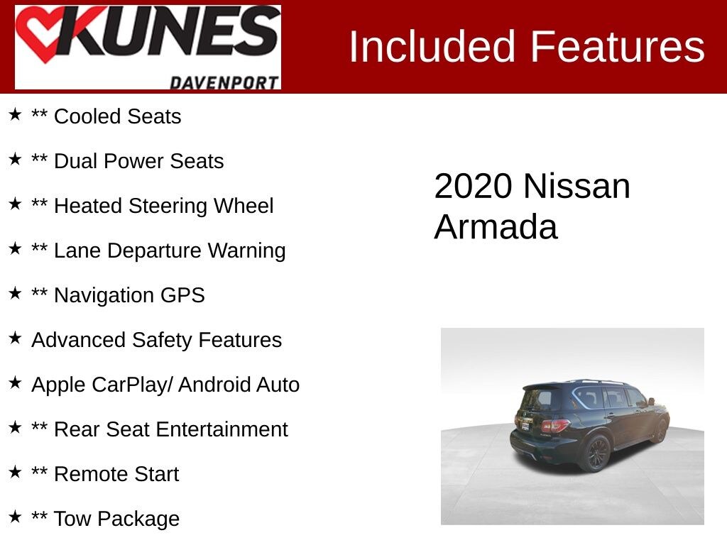 Used 2020 Nissan Armada Platinum SUV