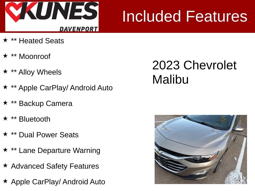 Used 2023 Chevrolet Malibu 1LT Sedan