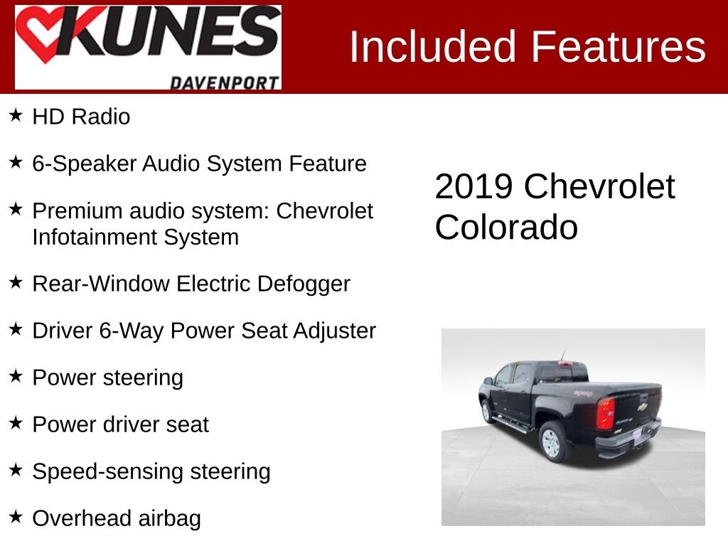 Used 2019 Chevrolet Colorado LT Truck Crew Cab