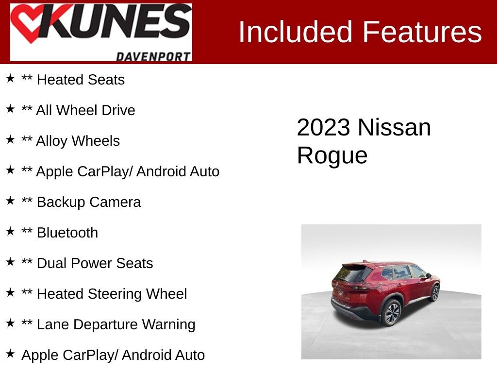 Used 2023 Nissan Rogue SV SUV