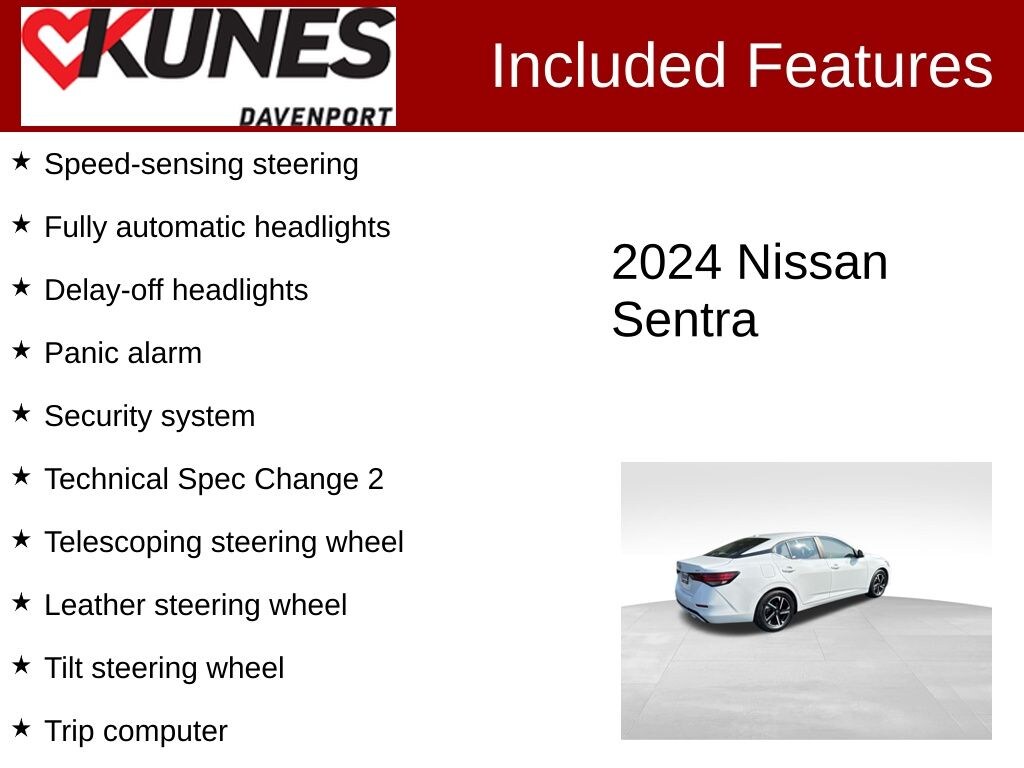 Used 2024 Nissan Sentra SV Sedan