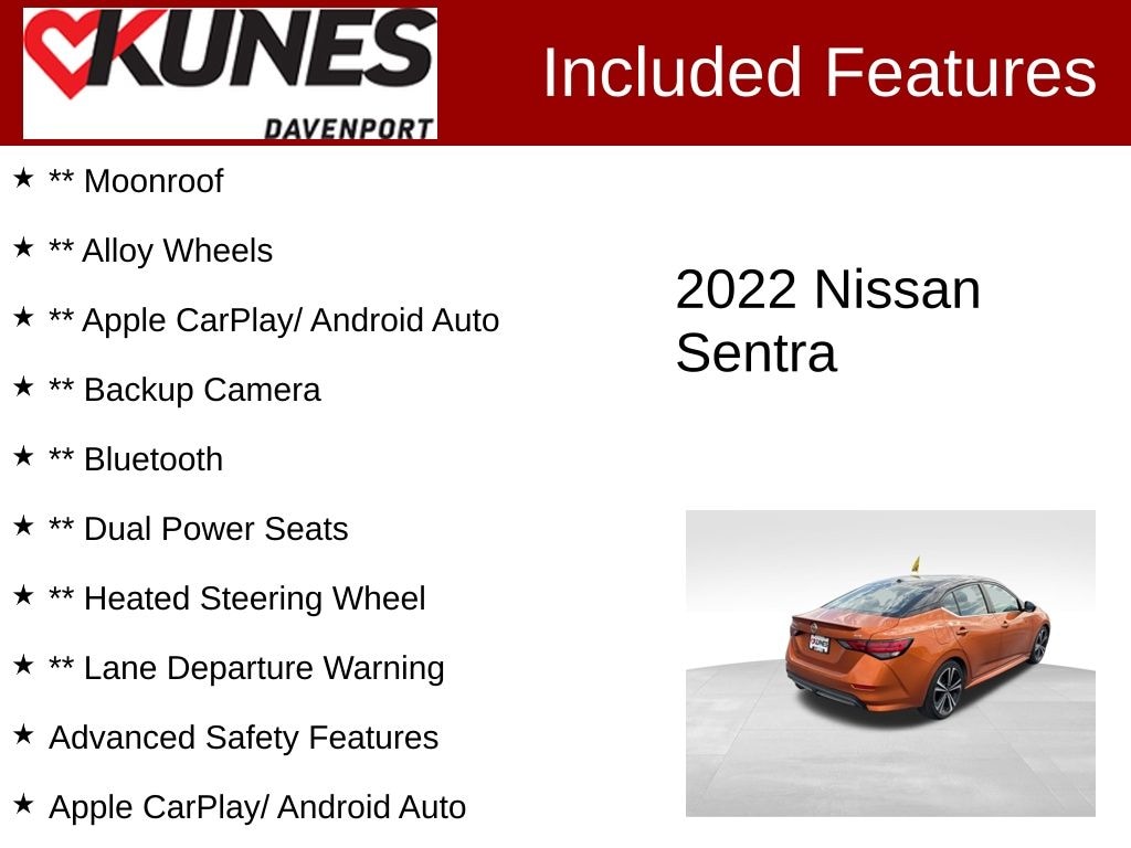 Used 2022 Nissan Sentra SR Sedan
