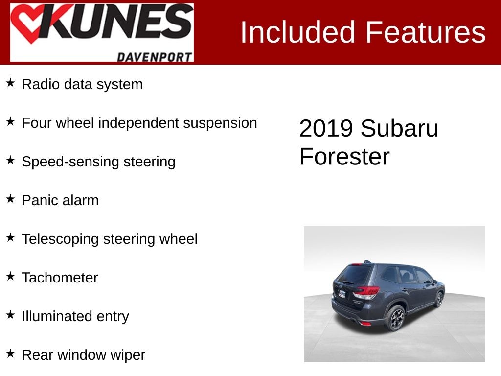 Used 2019 Subaru Forester Base Model SUV