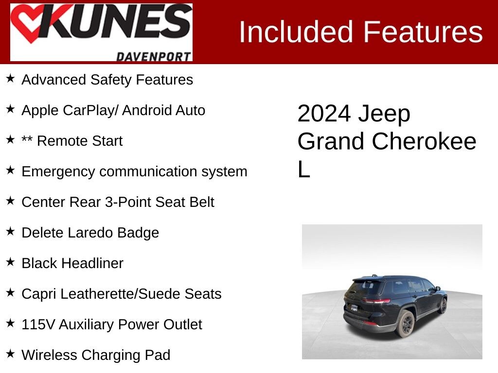 Used 2024 Jeep Grand Cherokee L Laredo SUV