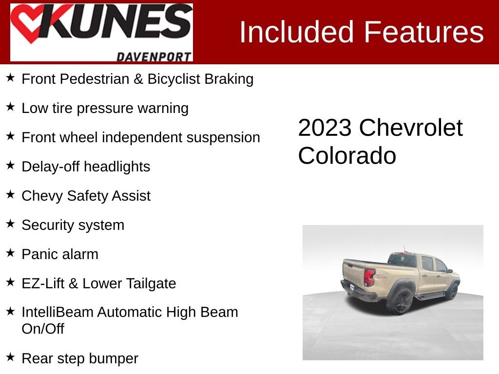 Used 2023 Chevrolet Colorado Trail Boss Truck Crew Cab