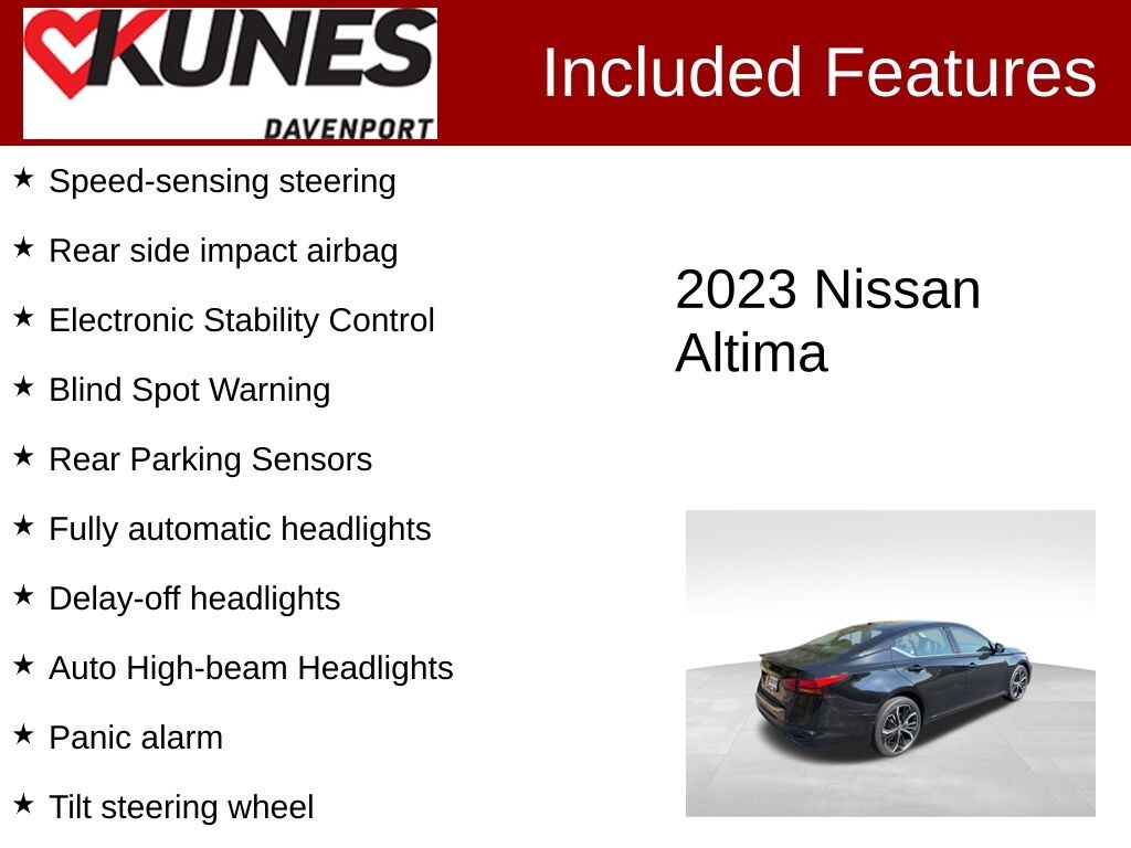 Used 2023 Nissan Altima 2.5 SR Sedan
