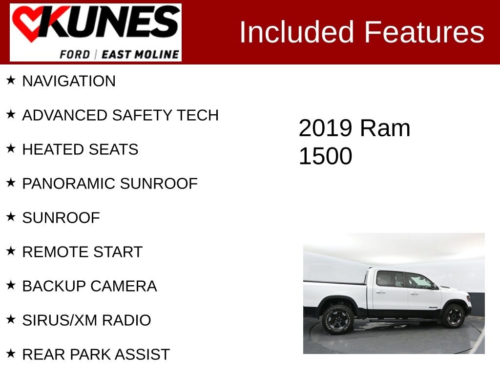 Used 2019 Ram 1500 Rebel Truck Crew Cab