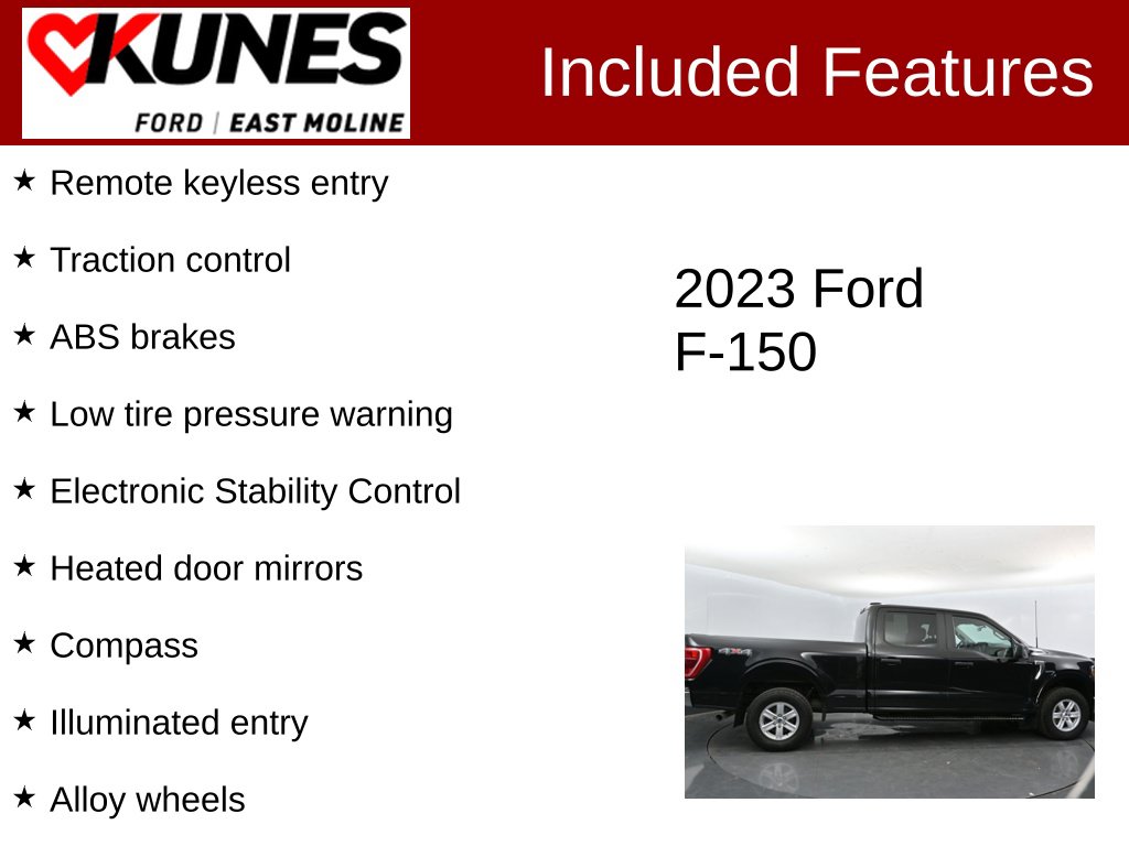 Used 2023 Ford F-150 XLT Truck SuperCrew Cab