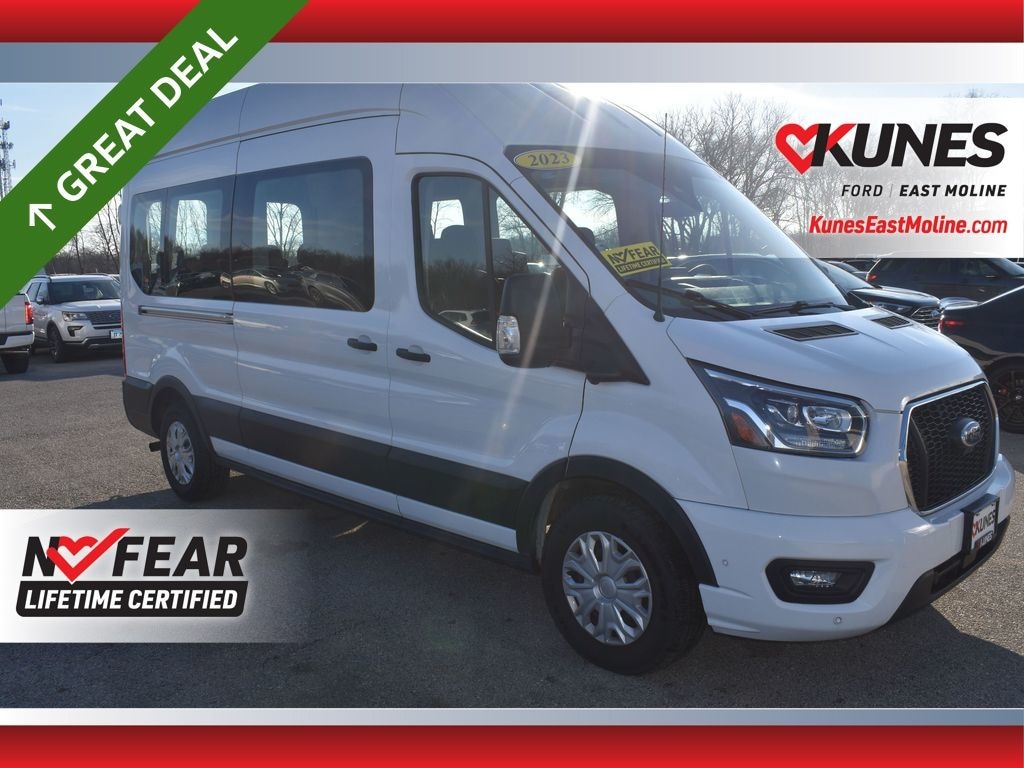Used 2023 Ford Transit-350 Passenger XLT Wagon High Roof Van
