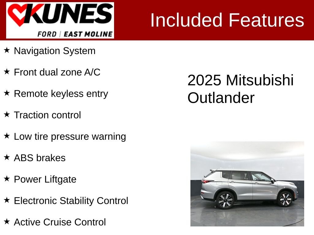 Used 2025 Mitsubishi Outlander SE SUV