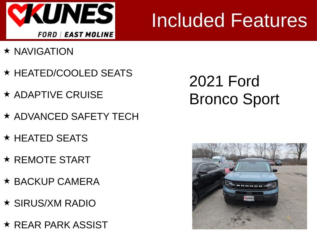 Used 2021 Ford Bronco Sport Outer Banks SUV
