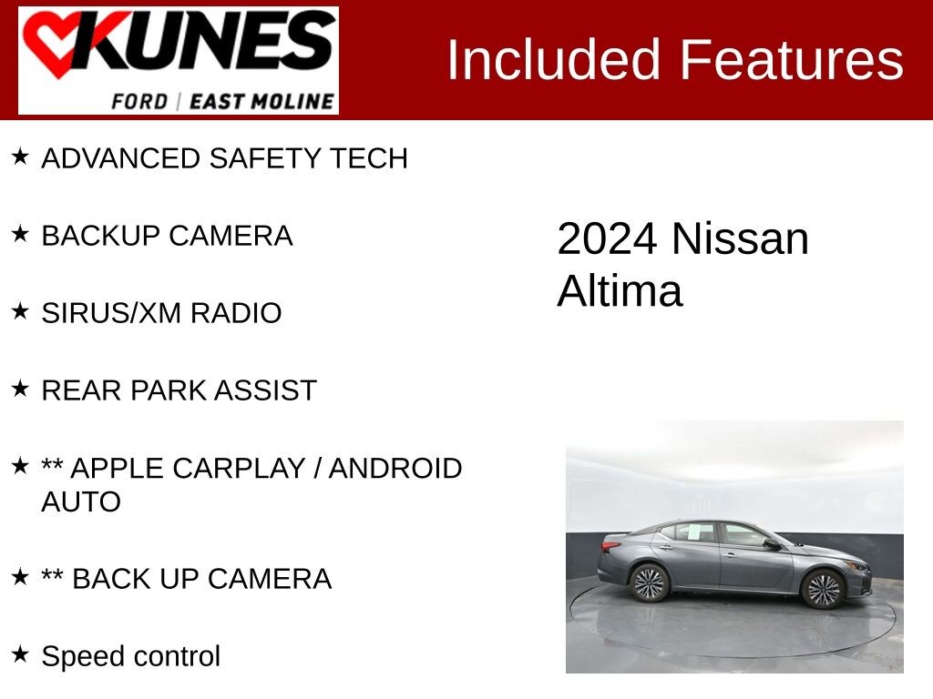 Used 2024 Nissan Altima 2.5 SV Sedan