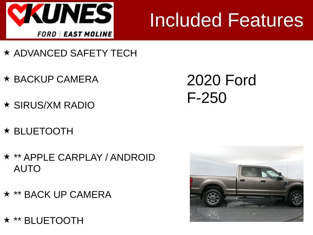 Used 2020 Ford F-250 XLT Truck Crew Cab