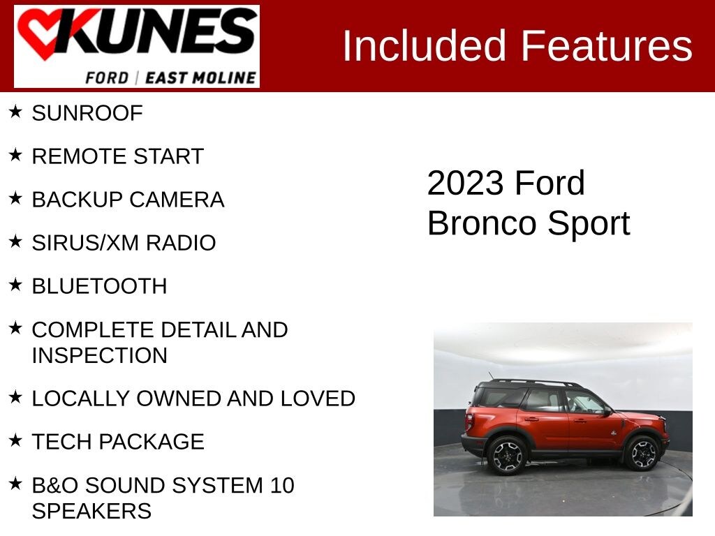 Used 2023 Ford Bronco Sport Outer Banks SUV