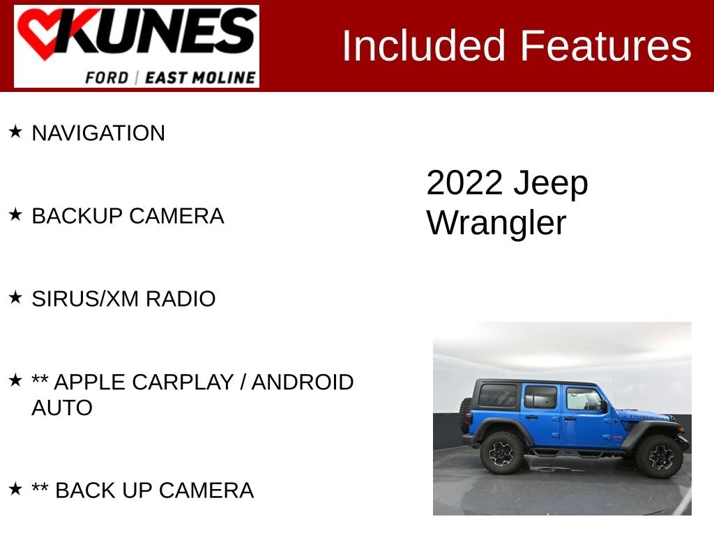 Used 2022 Jeep Wrangler Unlimited 4xe Unlimited Rubicon 4xe SUV
