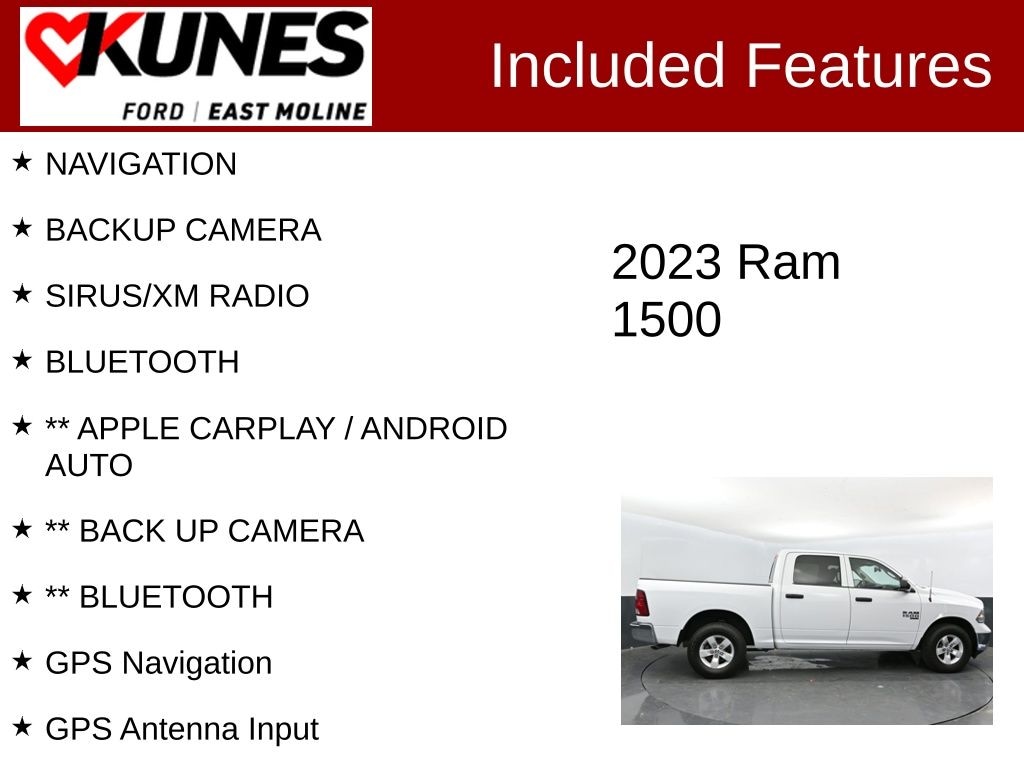 Used 2023 Ram 1500 Classic SLT Truck Crew Cab