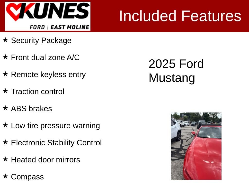 Used 2025 Ford Mustang Ecoboost Premium Convertible