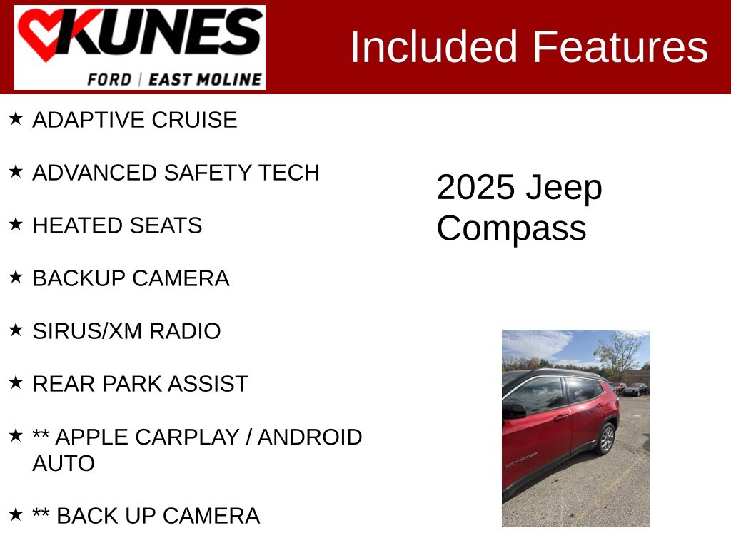 Used 2025 Jeep Compass Limited SUV