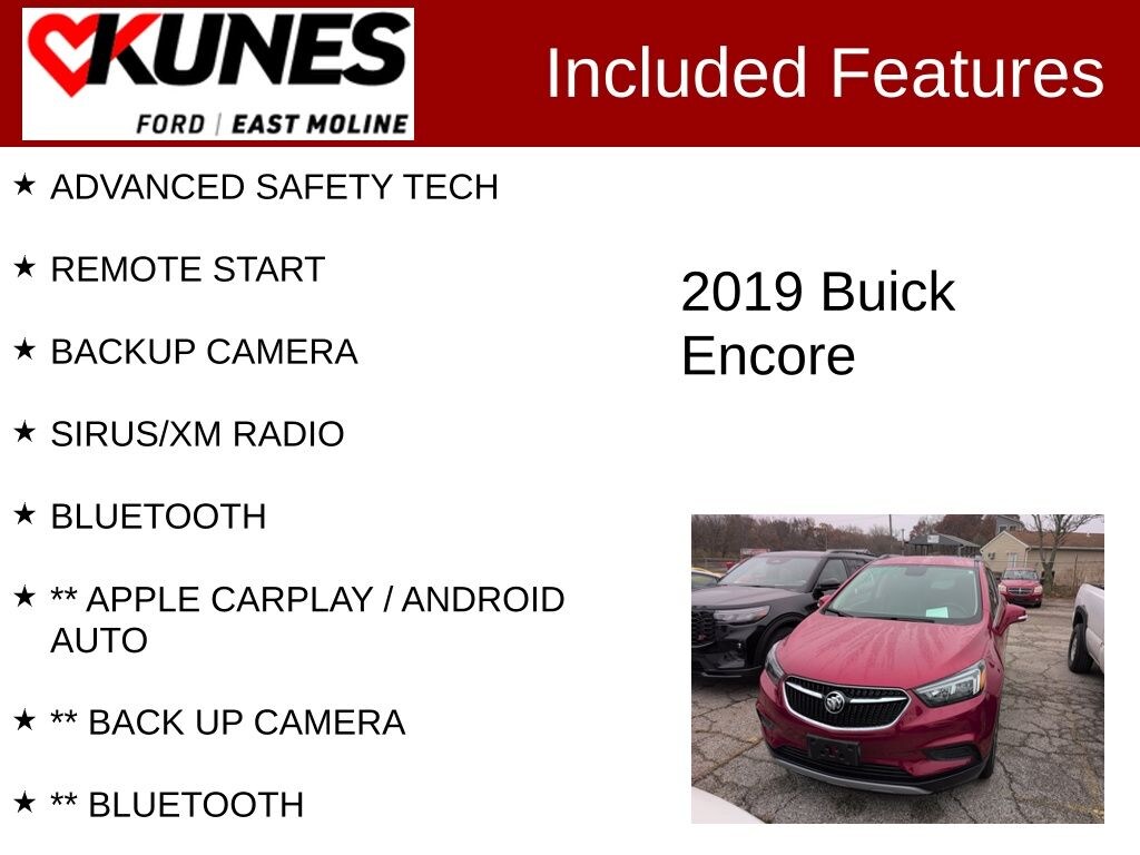 Used 2019 Buick Encore Preferred SUV