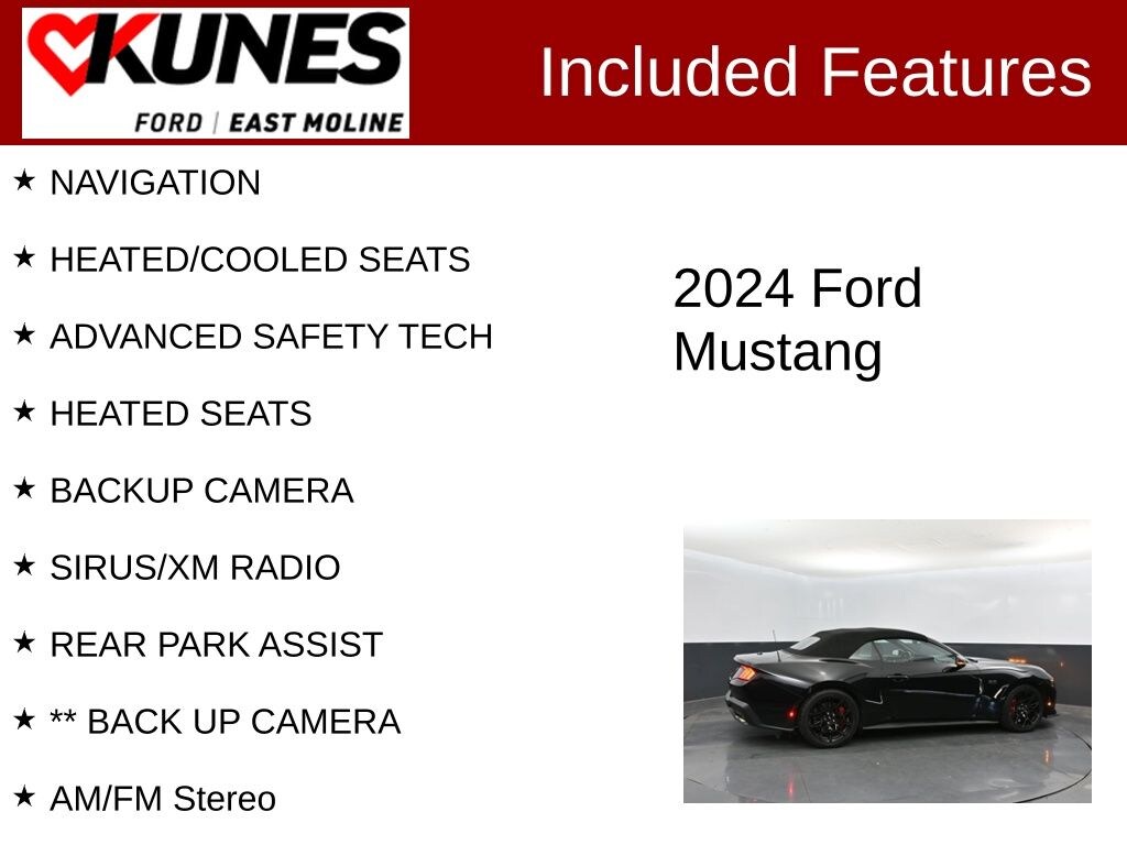 Used 2024 Ford Mustang GT Premium Convertible