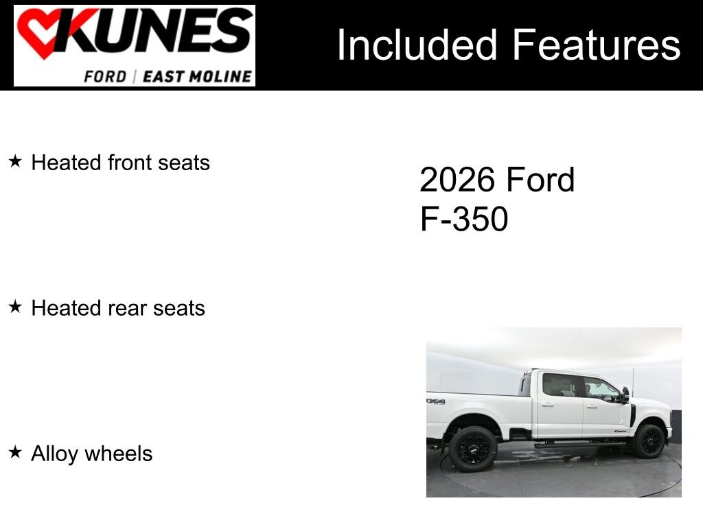 New 2026 Ford F-350 Lariat Truck Crew Cab