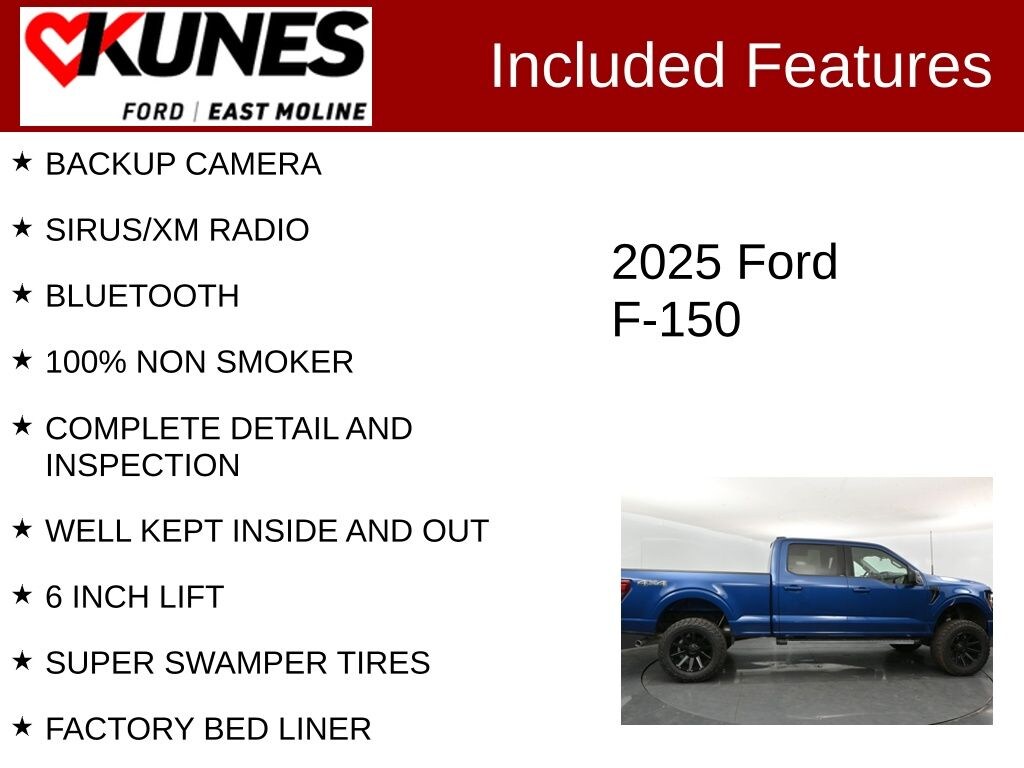 Used 2025 Ford F-150 XLT Truck SuperCrew Cab
