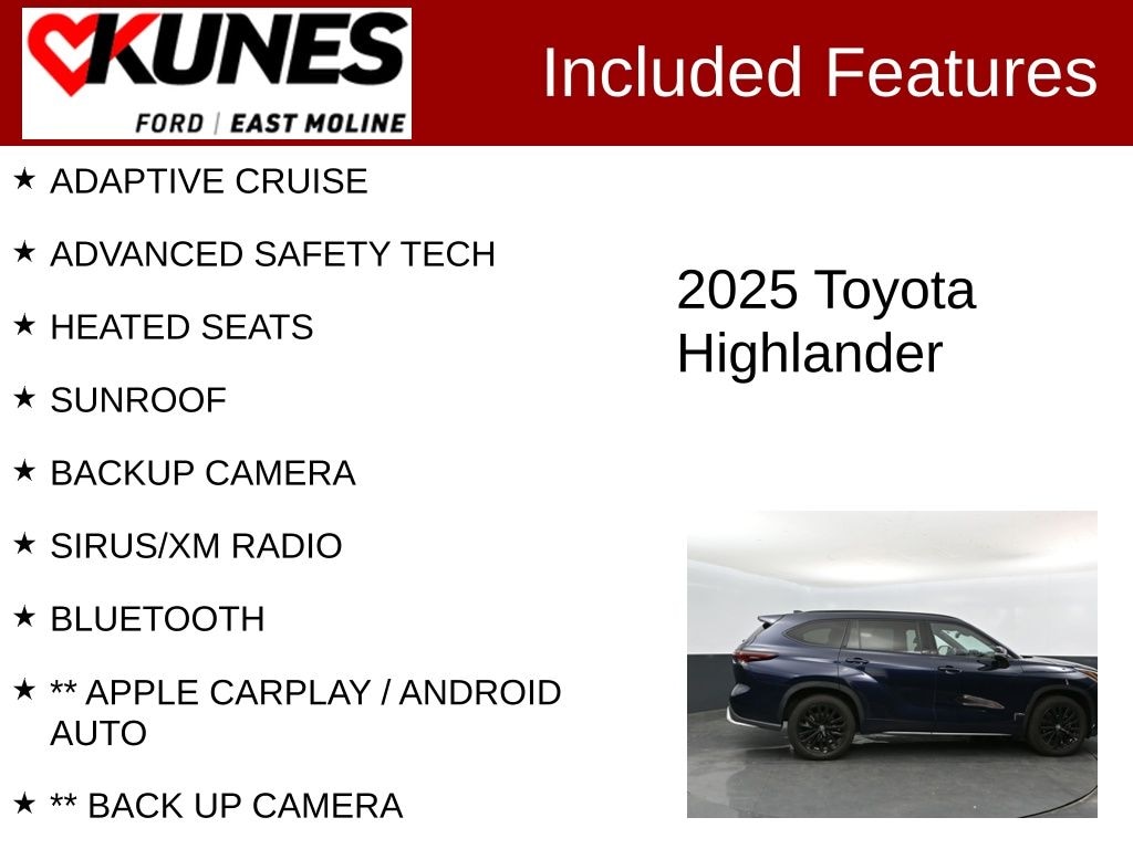 Used 2025 Toyota Highlander XSE SUV