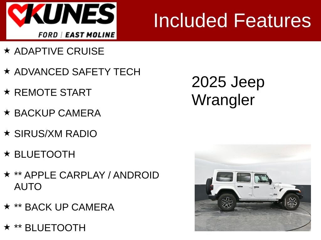 Used 2025 Jeep Wrangler Sahara SUV