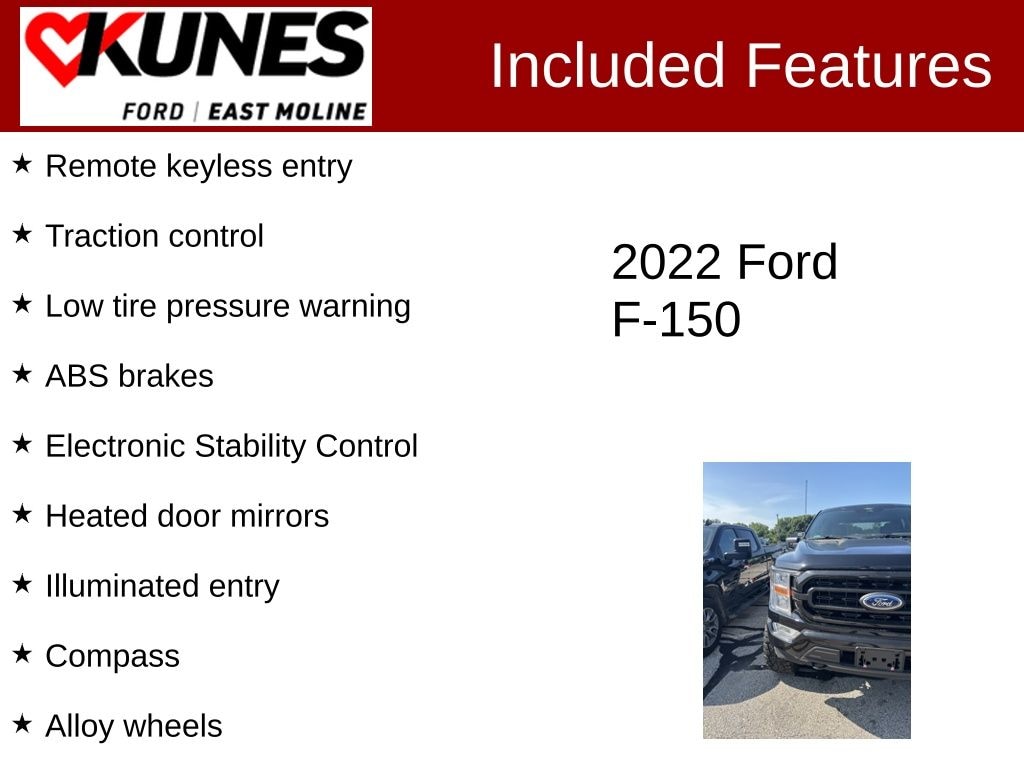 Used 2022 Ford F-150 XLT Truck SuperCrew Cab