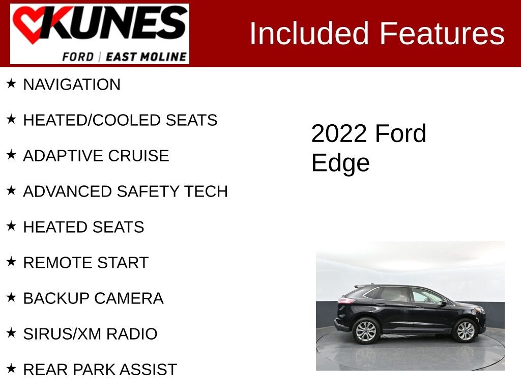 Used 2022 Ford Edge Titanium SUV