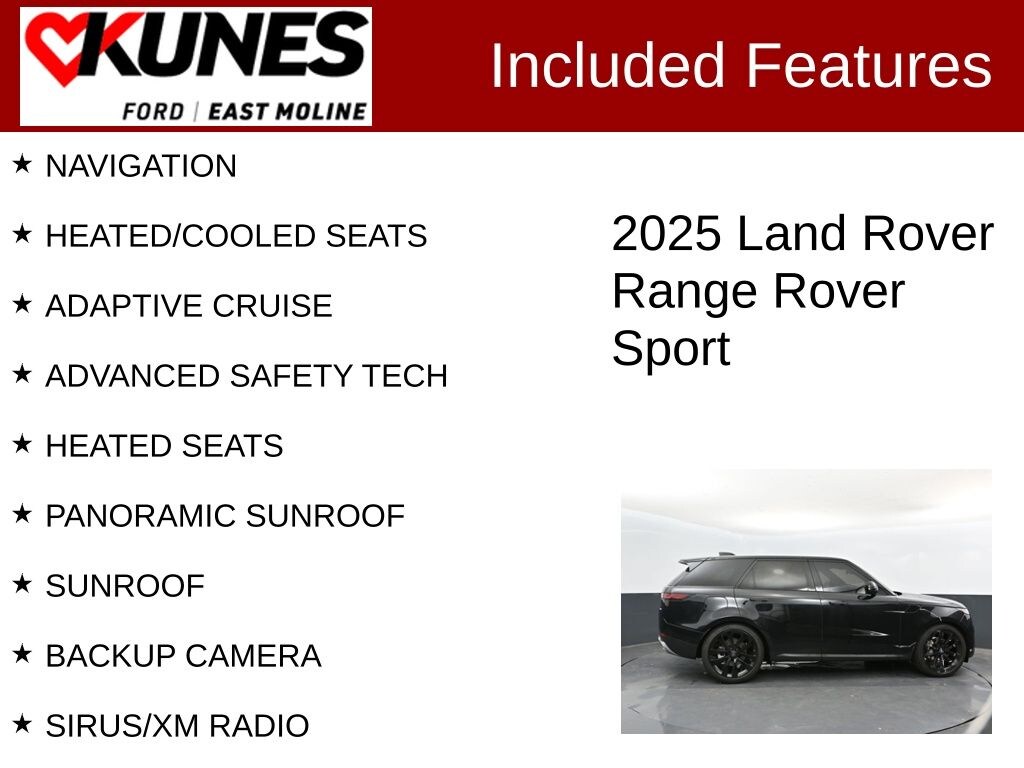 Used 2025 Land Rover Range Rover Sport SE SUV