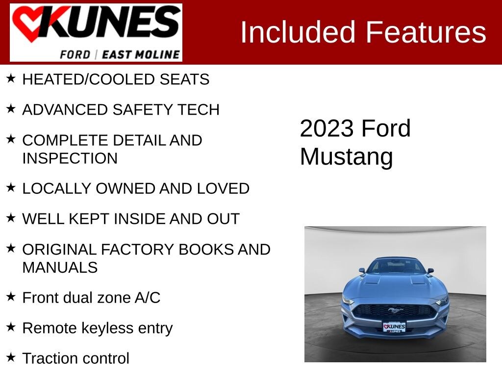Used 2023 Ford Mustang Ecoboost Premium Convertible