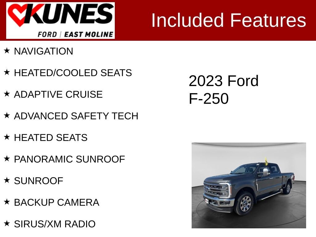 Used 2023 Ford F-250 Lariat Truck Crew Cab
