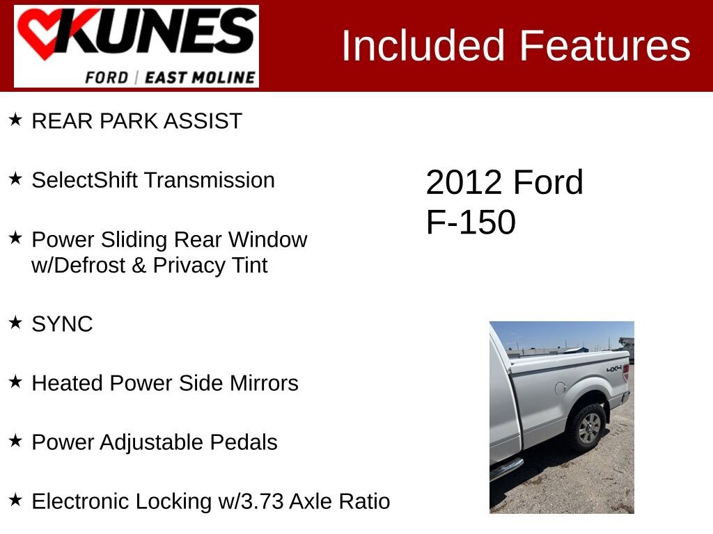 Used 2012 Ford F-150 XLT Truck Super Cab