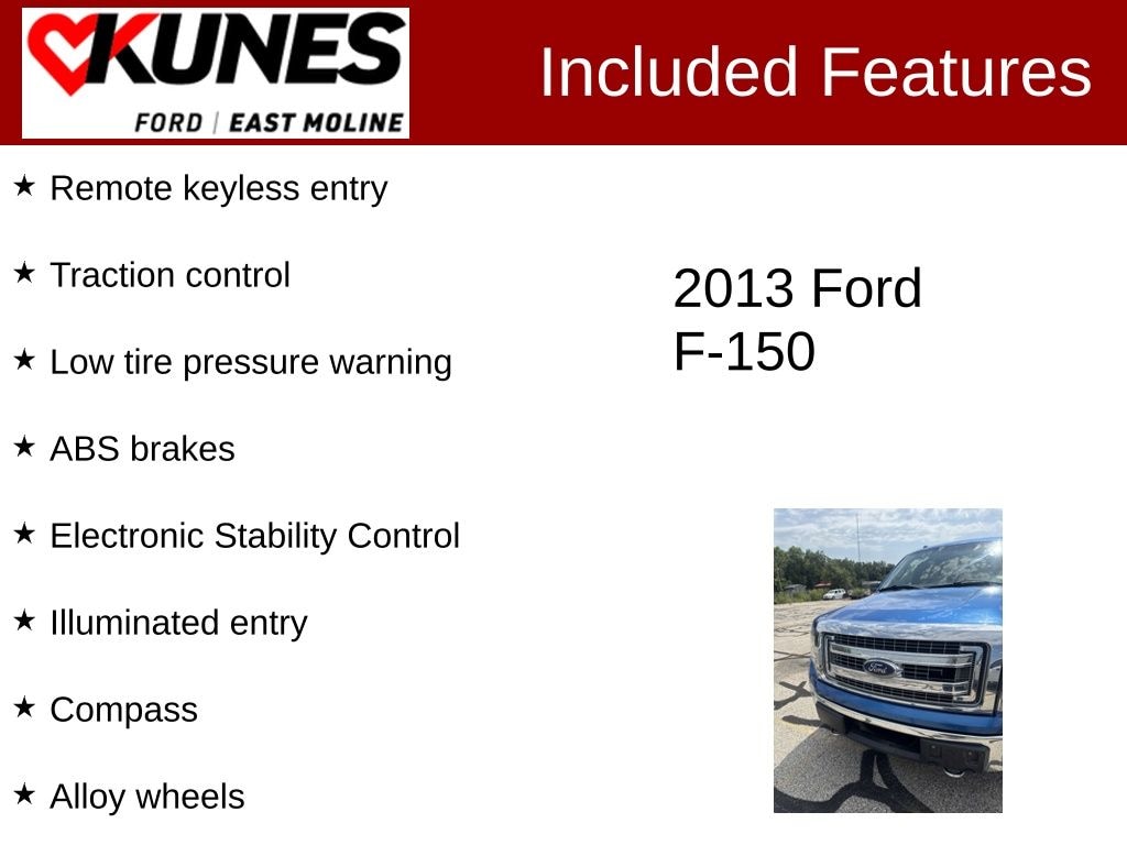 Used 2013 Ford F-150 XLT Truck SuperCrew Cab