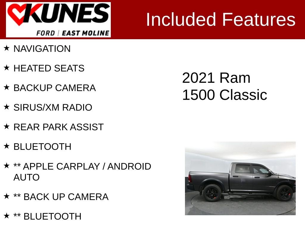 Used 2021 Ram 1500 Classic Warlock Truck Crew Cab
