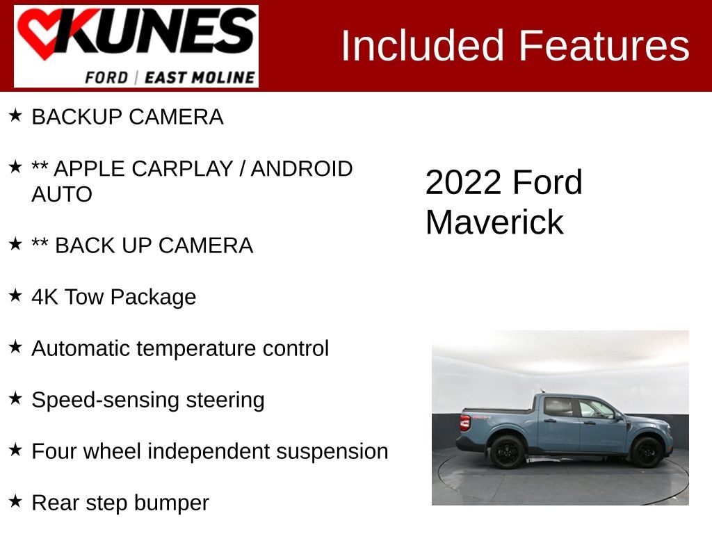 Used 2022 Ford Maverick XLT Truck SuperCrew